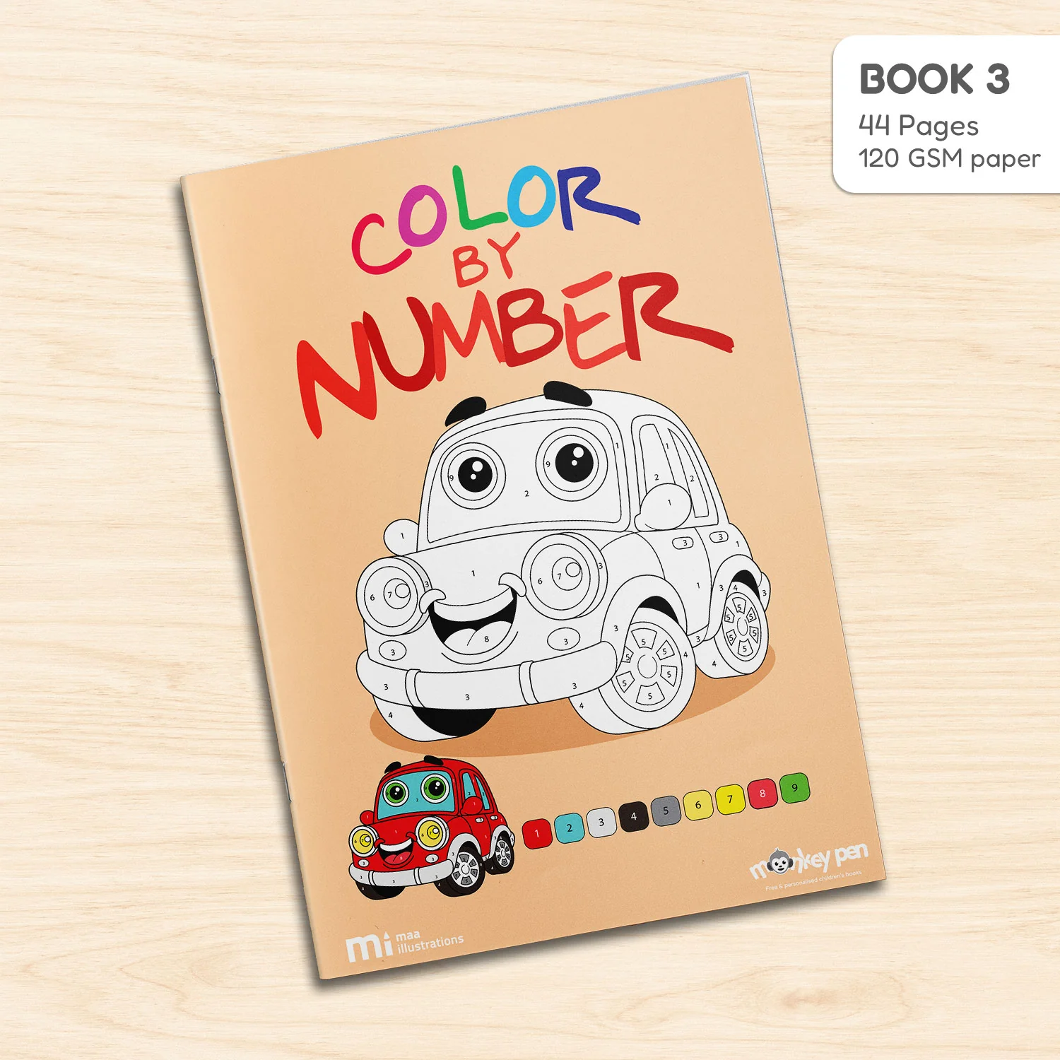 Jumbo Coloring Book Bundle - 5 Themed Printed Books + Free Coloring Pencils Set + Free Shipping - The Perfect Gift for Kids! - Image 10
