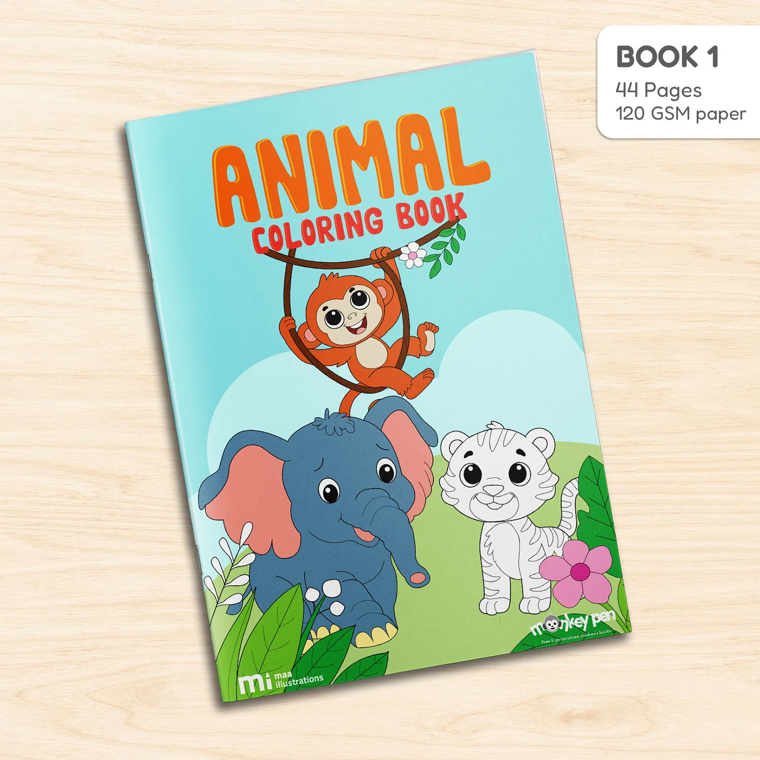 Jumbo Coloring Book Bundle - 5 Themed Printed Books + Free Coloring Pencils Set + Free Shipping - The Perfect Gift for Kids! - Image 8