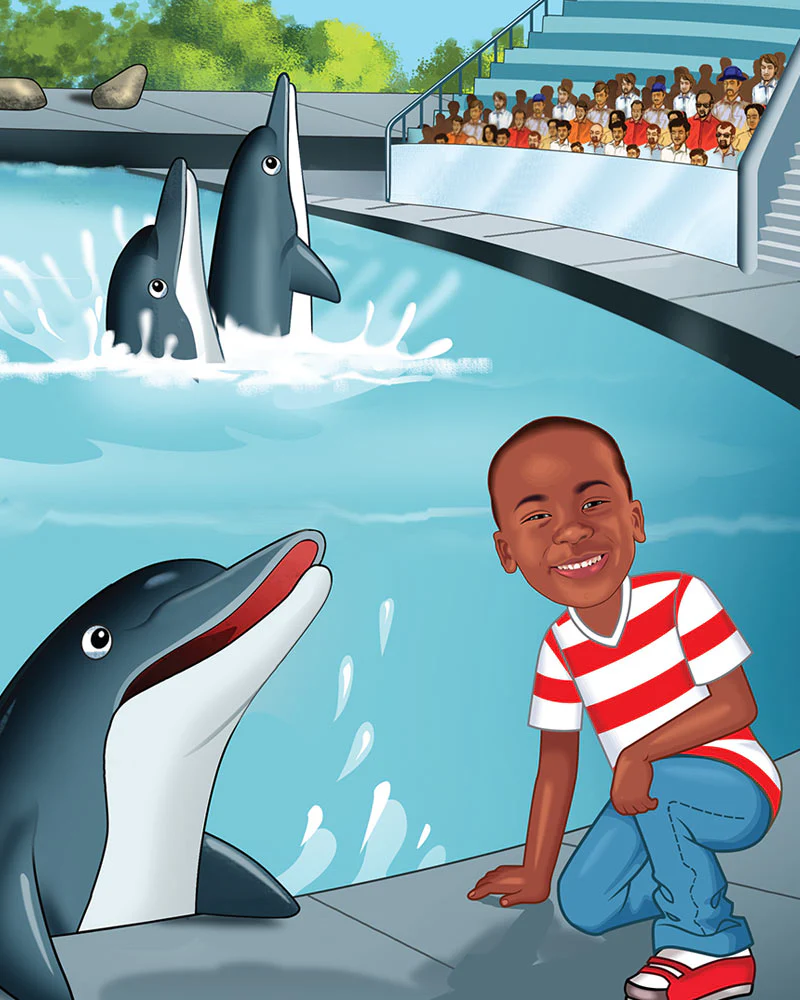 My Selfies At The Zoo | Personalised Children Book - Image 10