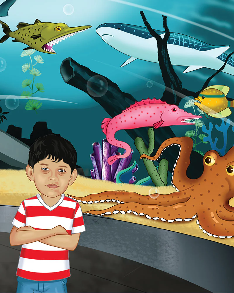 My Selfies At The Zoo | Personalised Children Book - Image 11