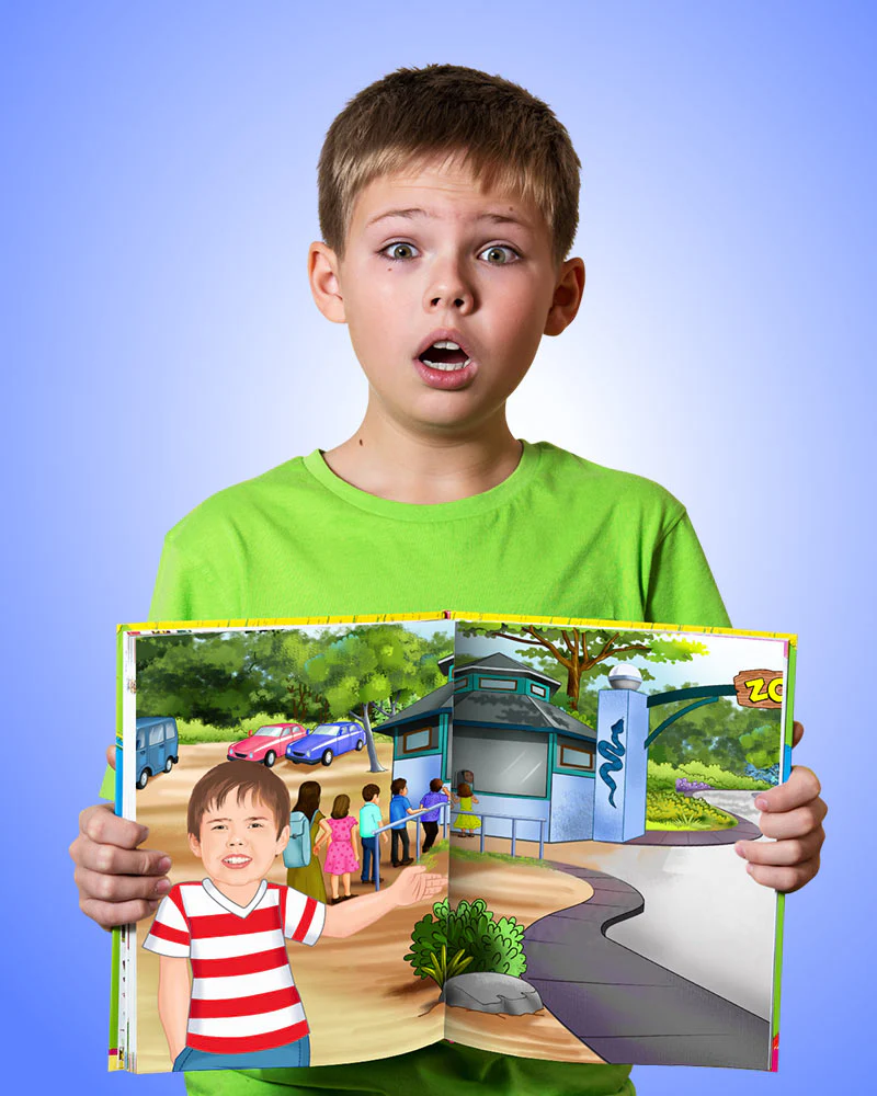 My Selfies At The Zoo | Personalised Children Book - Image 6